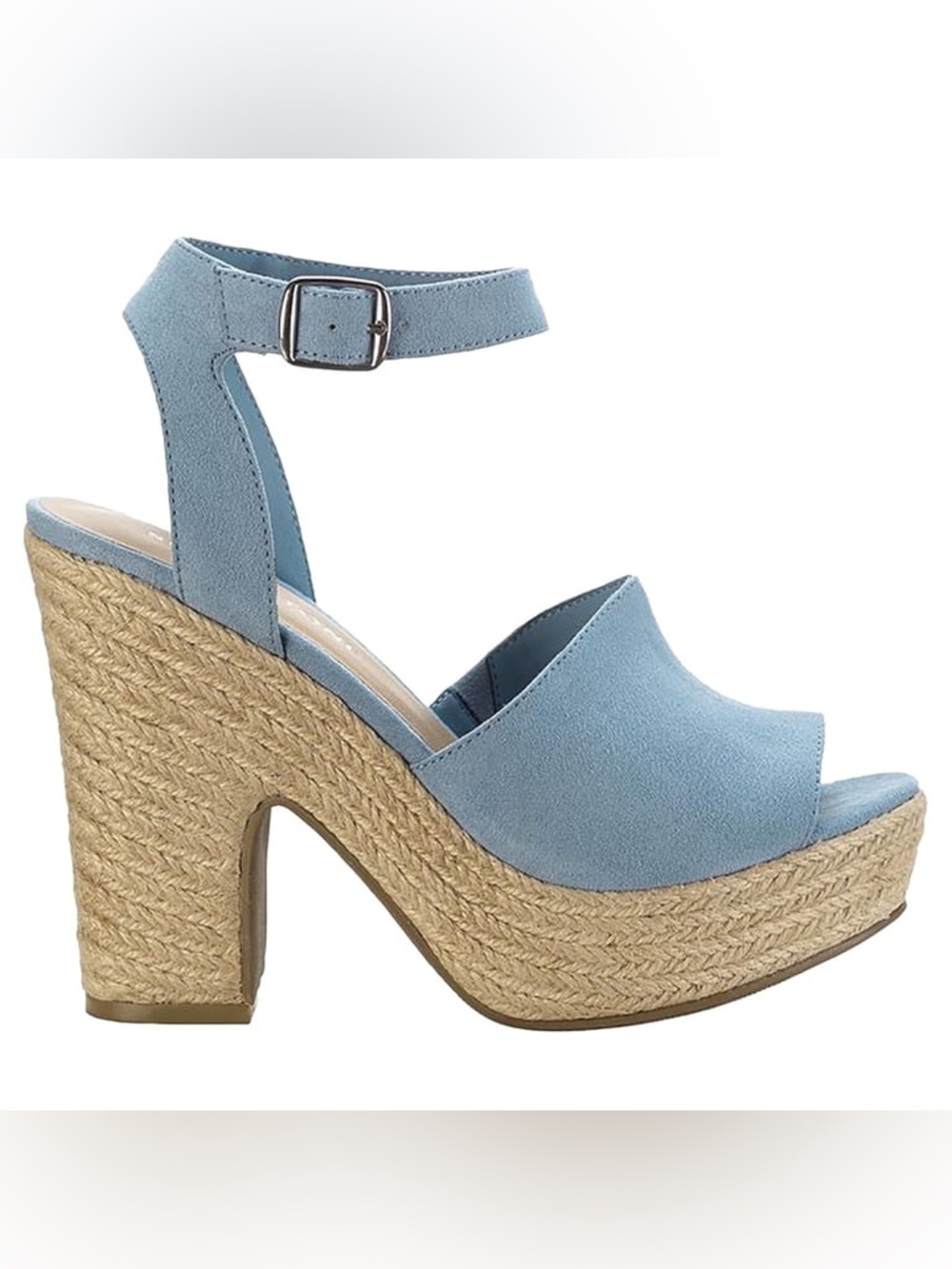 Sun + Stone Blue Platform Slip Resistant Fey Round Toe - Picture 2 of 5